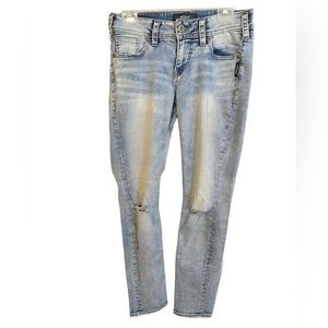 Silver Jeans Women's Light Wash Boot Cut Jeans